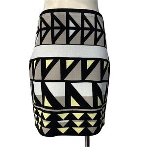 Rachel Roy geometric print skirt